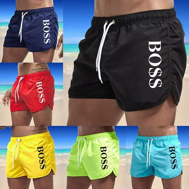 Men's Swim Shorts Summer Colorful Swimwear Man Swimsuit Swimming Trunks Sexy Beach Shorts Surf Board Male Clothing Pants