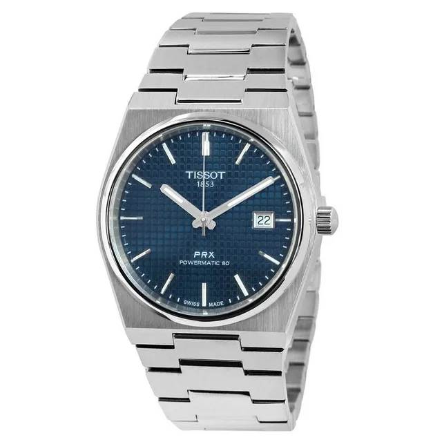 Tissot T1374071104100 Men's PRX Blue Dial Bracelet Watch