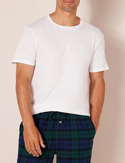 Amazon Essentials Men's Crewneck Undershirt, Pack of 6