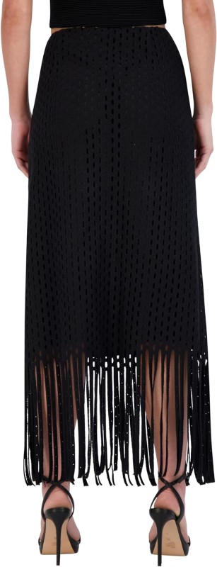 OCHENTA Women's Girls Elastic Waist Long Flowy Bohemian Cotton Casual Maxi Skirt for Summer Beach Holiday