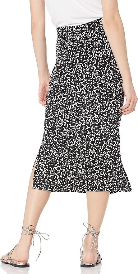 Amazon Essentials Women's Pull-On Knit Midi Skirt (Available in Plus Size)